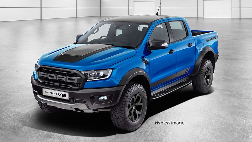 Ford Ranger Raptor sắp có phiên bản lắp động cơ xăng V8 5.0L tại Úc - 01