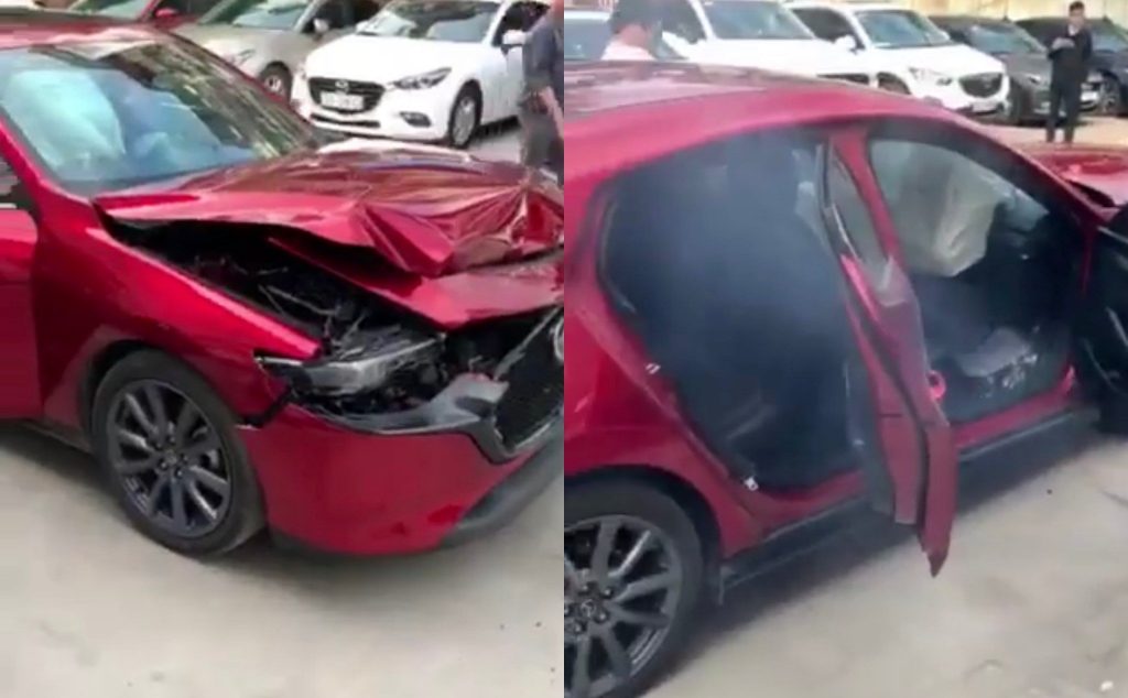 Thaco lên tiếng vụ thử nghiệm Mazda3 gây tai nạn ở Hà Nội