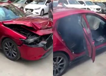 Thaco lên tiếng vụ thử nghiệm Mazda3 gây tai nạn ở Hà Nội
