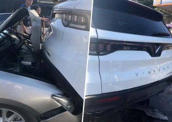 Toyota Camry đâm "mông" Vinfast Lux SA 2.0 và cái kết - 1