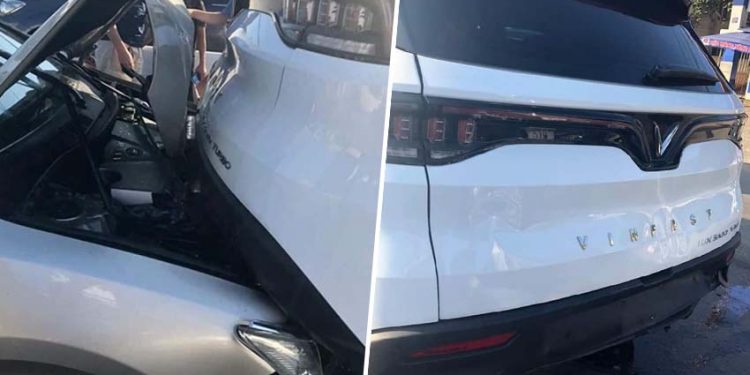 Toyota Camry đâm "mông" Vinfast Lux SA 2.0 và cái kết - 1