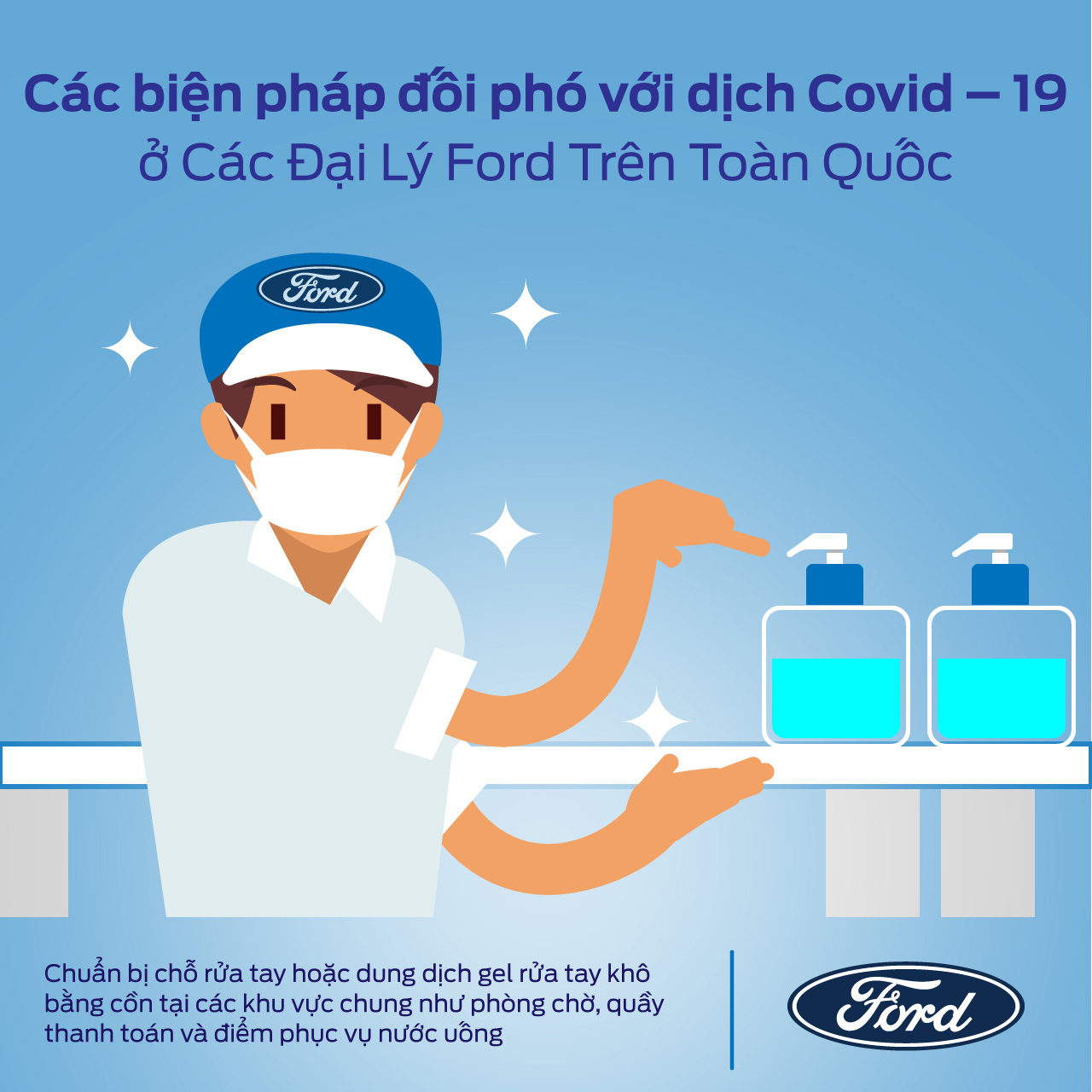 Ford Việt Nam triển khai các dịch vụ hỗ trợ khách hàng an toàn, hiệu quả và thuận tiện trong mùa dịch - 01