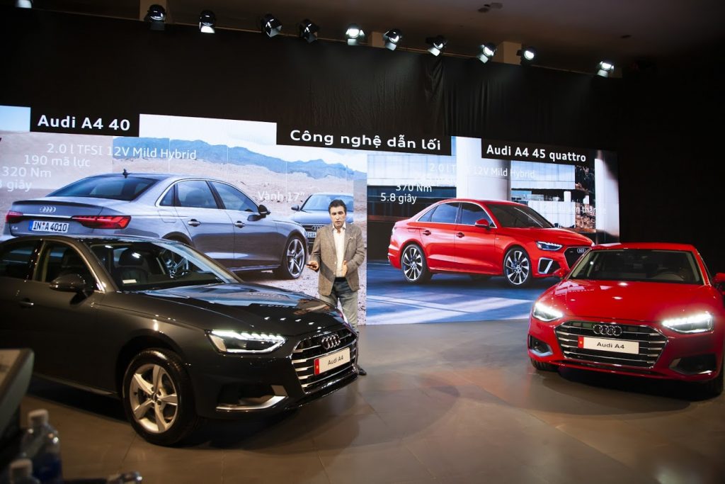 Sự kiện trực tuyến ra mắt Audi A4 và Q7 nâng cấp tại Việt Nam