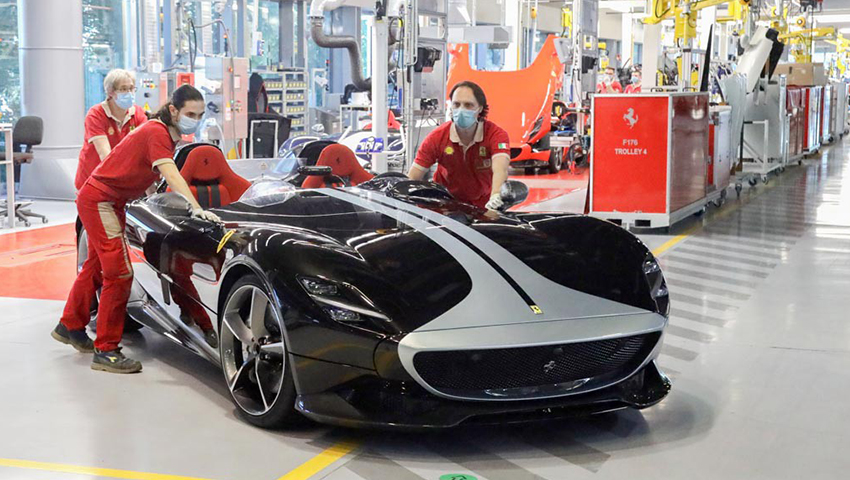 Nhà máy Ferrari sản xuất trở lại sau thời gian dài nghỉ dịch Covid-19 - 04
