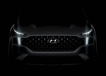 Hyundai SantaFe 2021 lộ thiết kế mới hấp dẫn hơn - 1