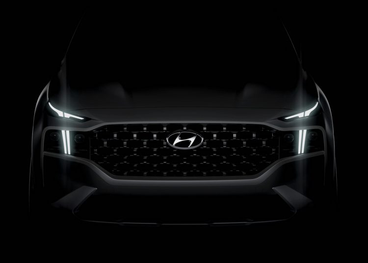 Hyundai SantaFe 2021 lộ thiết kế mới hấp dẫn hơn - 1