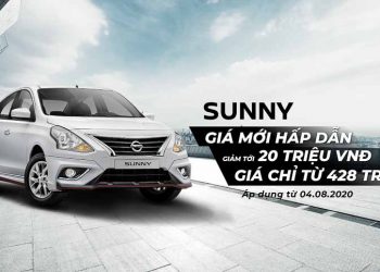 Nissan Sunny có giá mới và ưu đãi tháng 8 cho các dòng xe Nissan