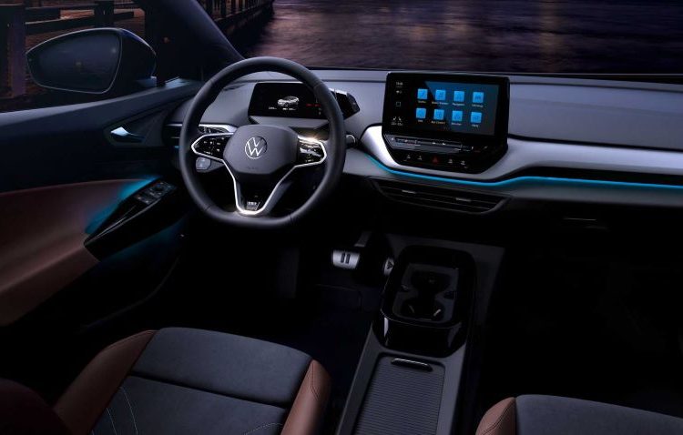 Volkswagen hé lộ hình ảnh nội thất của mẫu xe SUV chạy điện ID.4