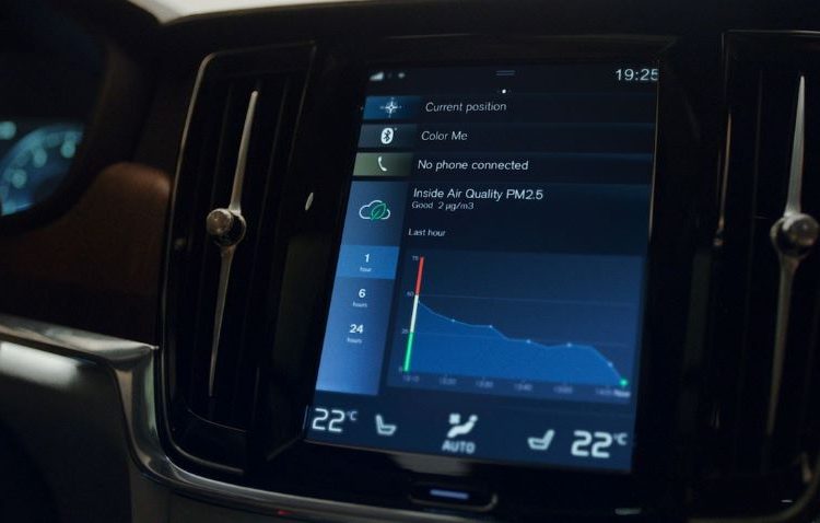 Volvo phát triển công nghệ làm sạch không khí trong xe