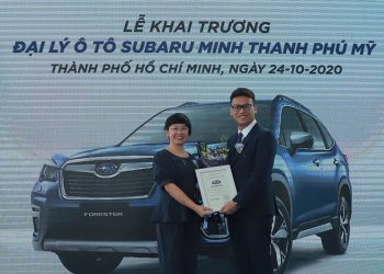 Đại lý Ủy quyền Subaru thứ 6 đi vào hoạt động trong năm 2020