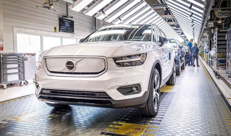 Mẫu xe SUV điện Volvo XC40 Recharge sắp được giao đến tay khách hàng