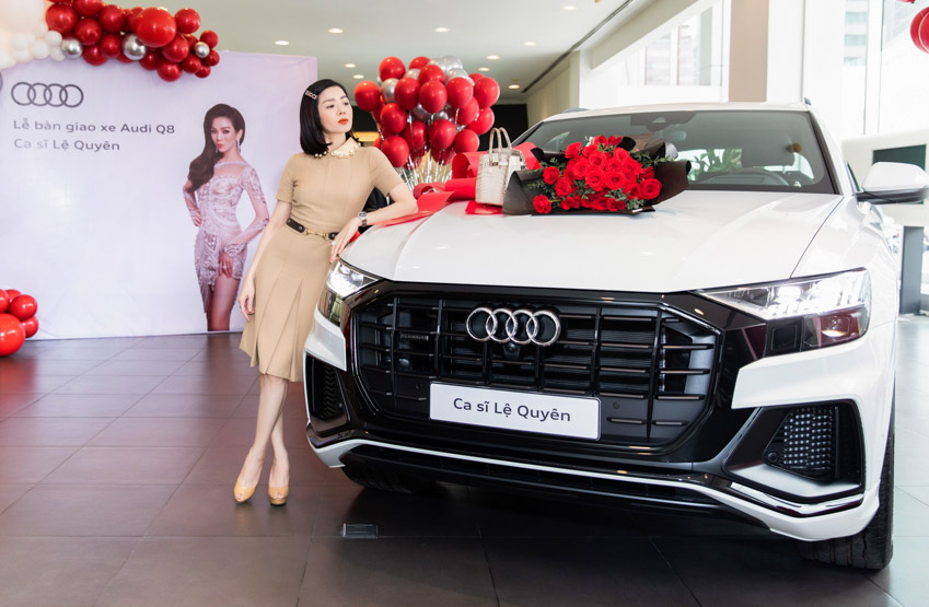 Chọn ngày đẹp cuối năm, ca sĩ Lệ Quyên trở thành khách hàng đầu tiên nhận xe Audi Q8 tại Việt Nam - 3