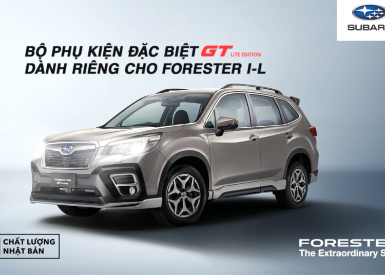 Subaru giới thiệu bộ phụ kiện GT Edition cho Forester 2.0i-L
