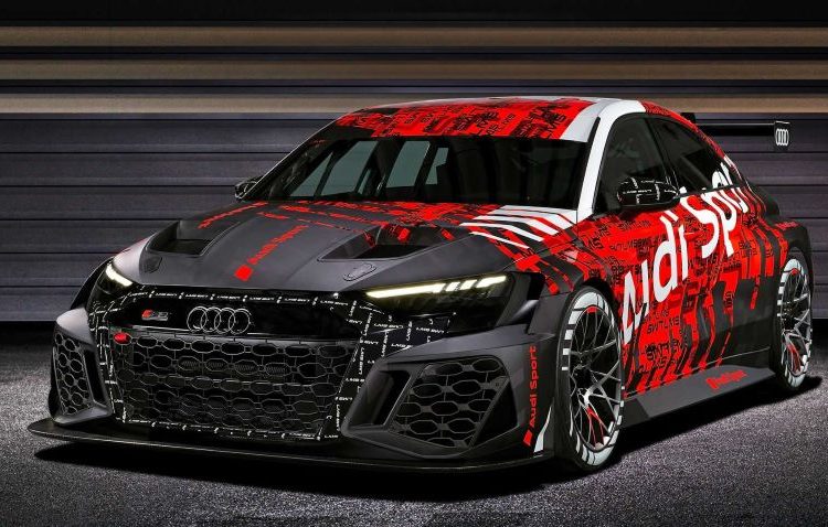 Cận cảnh chiếc xe đua RS 3 LMS 2021 sức mạnh 335 mã lực của Audi