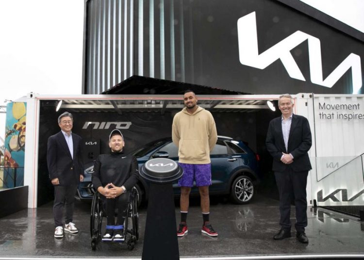 Kia giới thiệu logo mới tại giải quần vợt Australian Open 2021