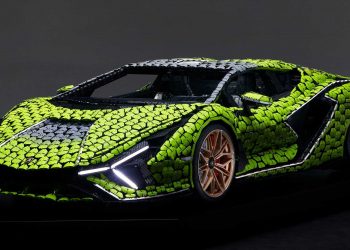 Chiếc Lamborghini Sian FKP 37 bằng Lego tỉ lệ 1:1