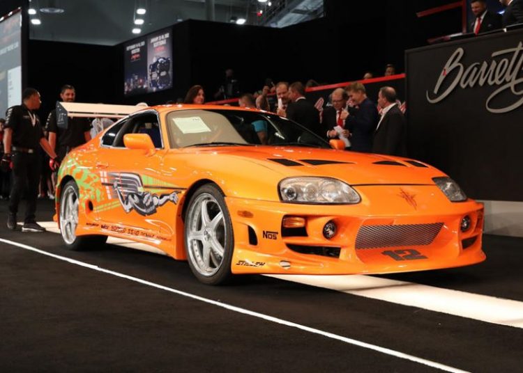 Chiếc Toyota Supra “Fast & Furious” của Paul Walker lập kỷ lục đấu giá 550.000 USD