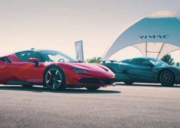 [Video] “Siêu bão” Rimac Nevera “hủy diệt” Ferrari SF90 Stradale