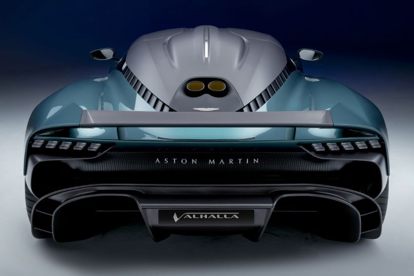 Hình ảnh thiết kế phần đuôi của Aston Martin Valhalla