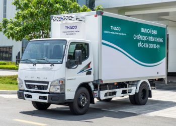Xe tiêm vắc-xin Thaco