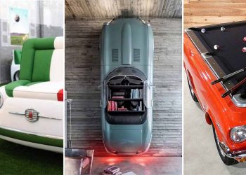 20 ý tưởng trang trí nội thất lấy cảm hứng từ ôtô dành cho người hâm mộ ôtô