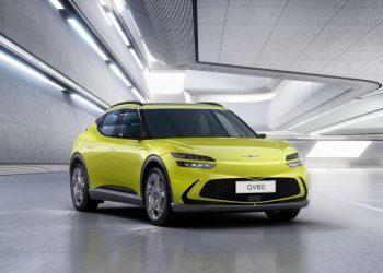 Genesis tiết lộ hình ảnh chiếc SUV điện GV60 đầu tiên
