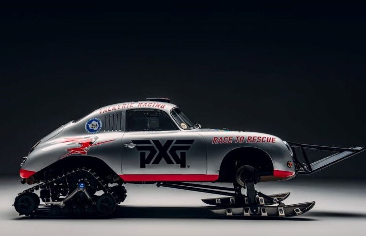 chiếc xe đua trên băng Porsche 356A