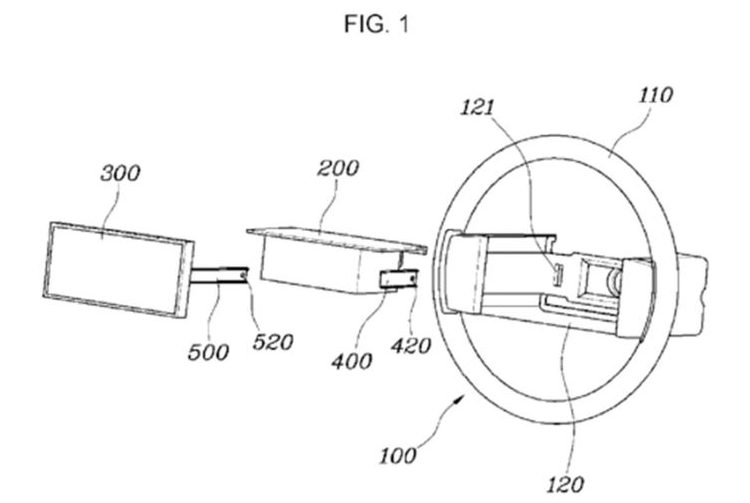 Vô lăng có mành hình Hyundai