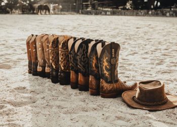 Giày bốt cao bồi Ram