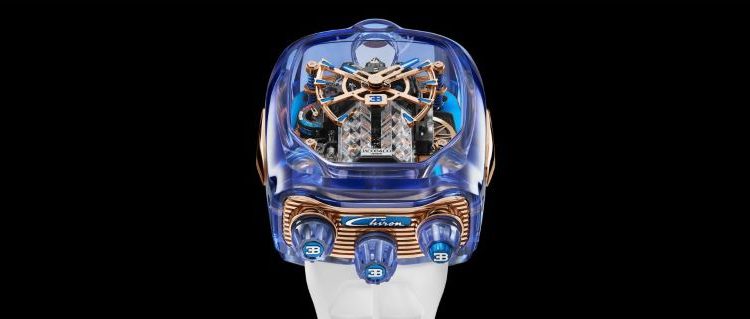 Bugatti Chiron Blue Sapphire Crystal