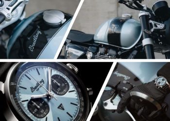 Triumph hợp tác Breitling ra mắt phiên bản giới hạn Speed Twin Limited Edition
