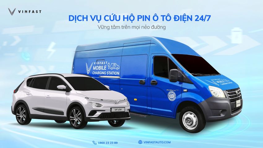 Dịch vụ cứu hộ pin ô tô điện 24/7