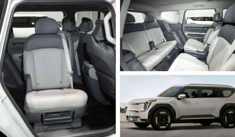 Lộ diện Kia EV9 trang bị hàng ghế thứ 2 xoay 180 độ