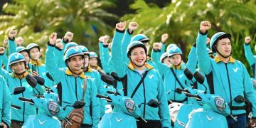 Ra mắt dịch vụ gọi xe máy điện Xanh SM Bike tại Hà Nội