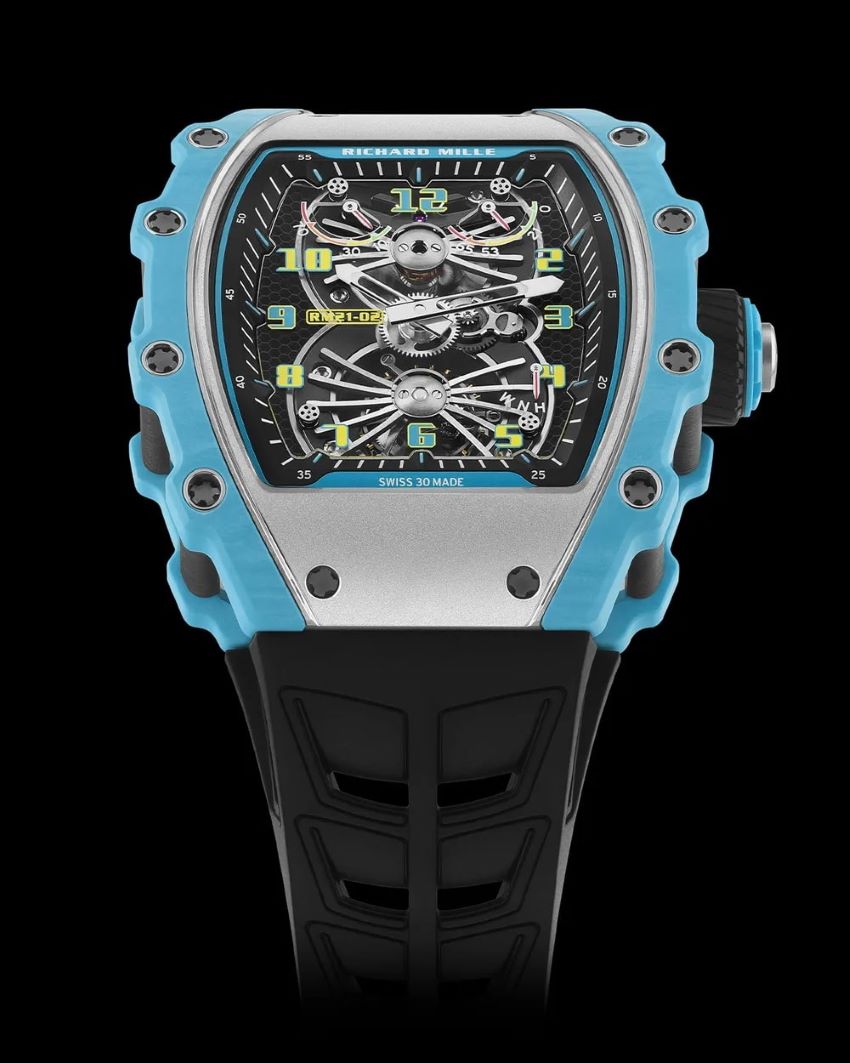 Richard Mille RM 21–02 Tourbillon Aerodyne Blue