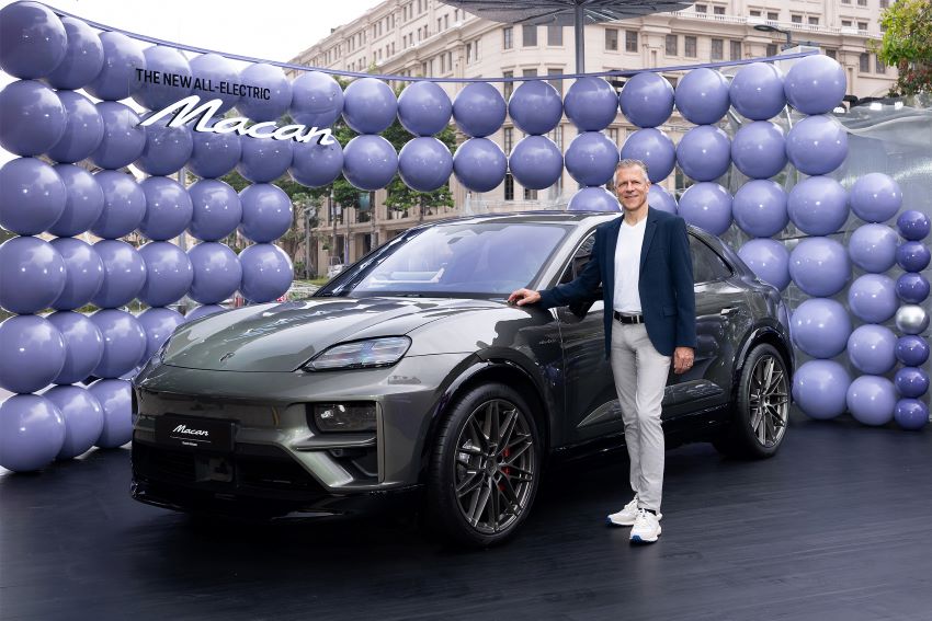 Porsche Macan điện mới 