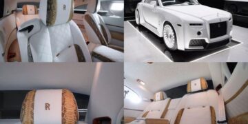 Rolls-Royce Wraith phiên bản độ Apollo có nội thất da rắn