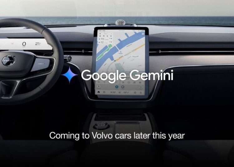 Volvo tích hợp AI Gemini thay thế Google Assistant trên các mẫu xe