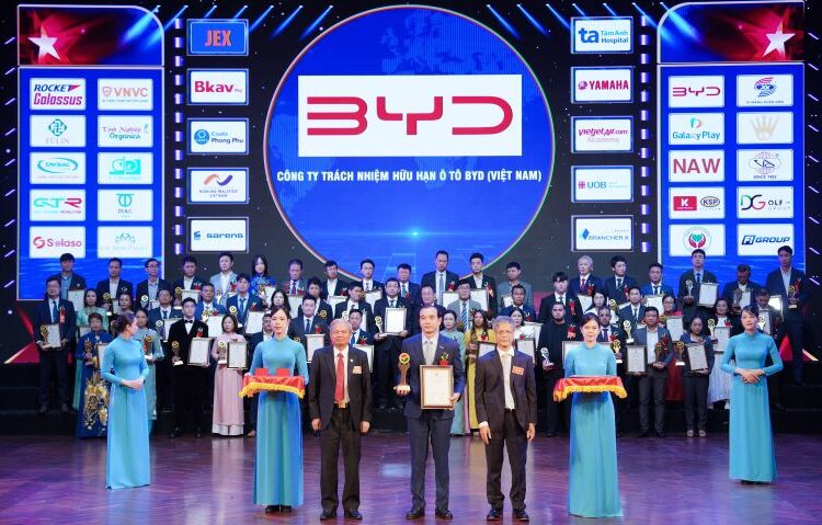 BYD giải thưởng