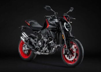 Ducati Monster 2026 Sport Livery ra mắt: Lần đầu trang bị cruise control