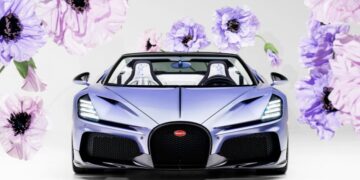 Bugatti W16 Mistral “Caroline”: Độc bản dành tặng con gái được lấy cảm hứng cánh đồng oải hương