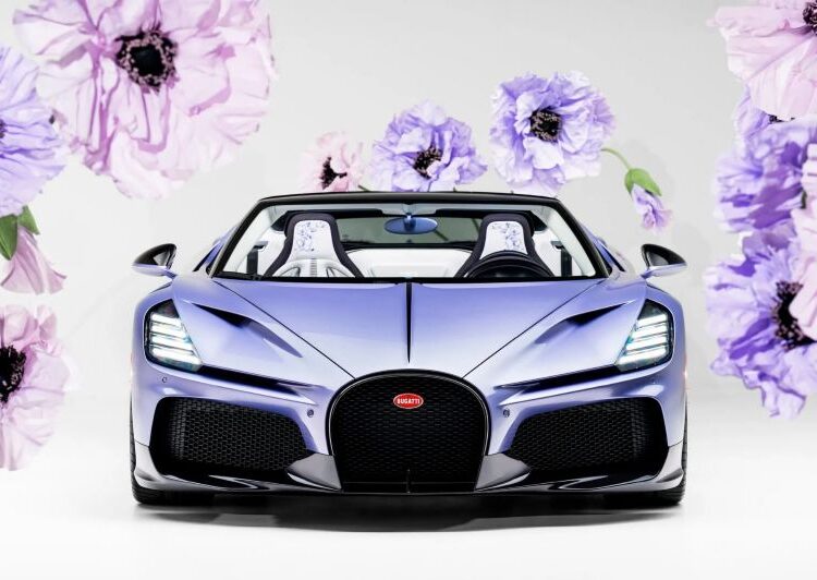 Bugatti W16 Mistral “Caroline”: Độc bản dành tặng con gái được lấy cảm hứng cánh đồng oải hương