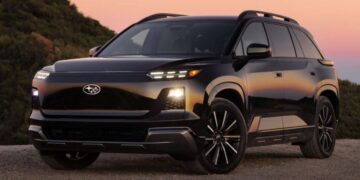 Mẫu xe SUV điện 7 chỗ của Subaru lộ diện: Chạy hơn 480 km cho 1 lần sạc đầy pin
