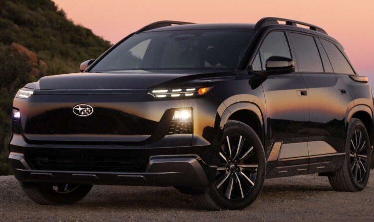 Mẫu xe SUV điện 7 chỗ của Subaru lộ diện: Chạy hơn 480 km cho 1 lần sạc đầy pin