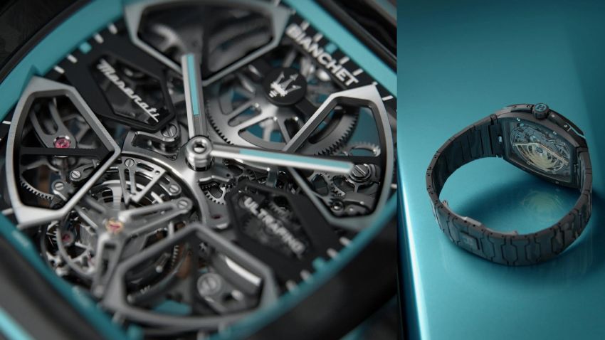Đồng hồ Maserati UltraFino Flying Tourbillon