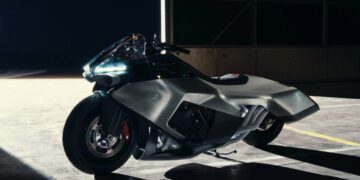 BMW Vision K18: Mô tô concept 1.800cc, thiết kế lấy cảm hứng từ máy bay siêu thanh Concorde