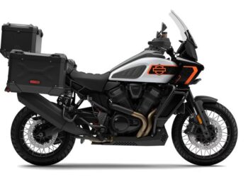 Harley-Davidson Pan America Limited 2026 ra mắt màu sơn mới, trang bị tiêu chuẩn bộ vali nhôm SW-Motech