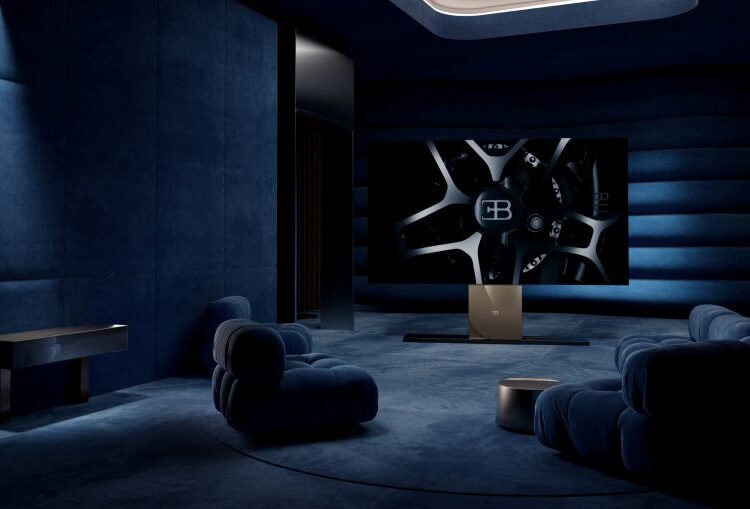Bugatti ra mắt TV MicroLED 137 inch, có thể “biến mất” vào trong tủ chỉ sau 45 giây