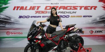 Italjet Dragster 700 Twin Premium Edition: Chiếc scooter sở hữu sức mạnh của mô tô thể thao