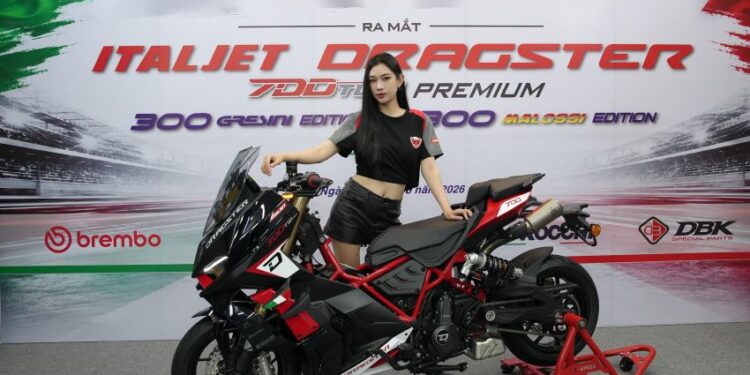 Italjet Dragster 700 Twin Premium Edition: Chiếc scooter sở hữu sức mạnh của mô tô thể thao